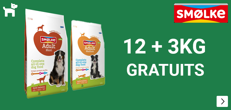 Smolke Bonusbags 12+3kg gratis DOG